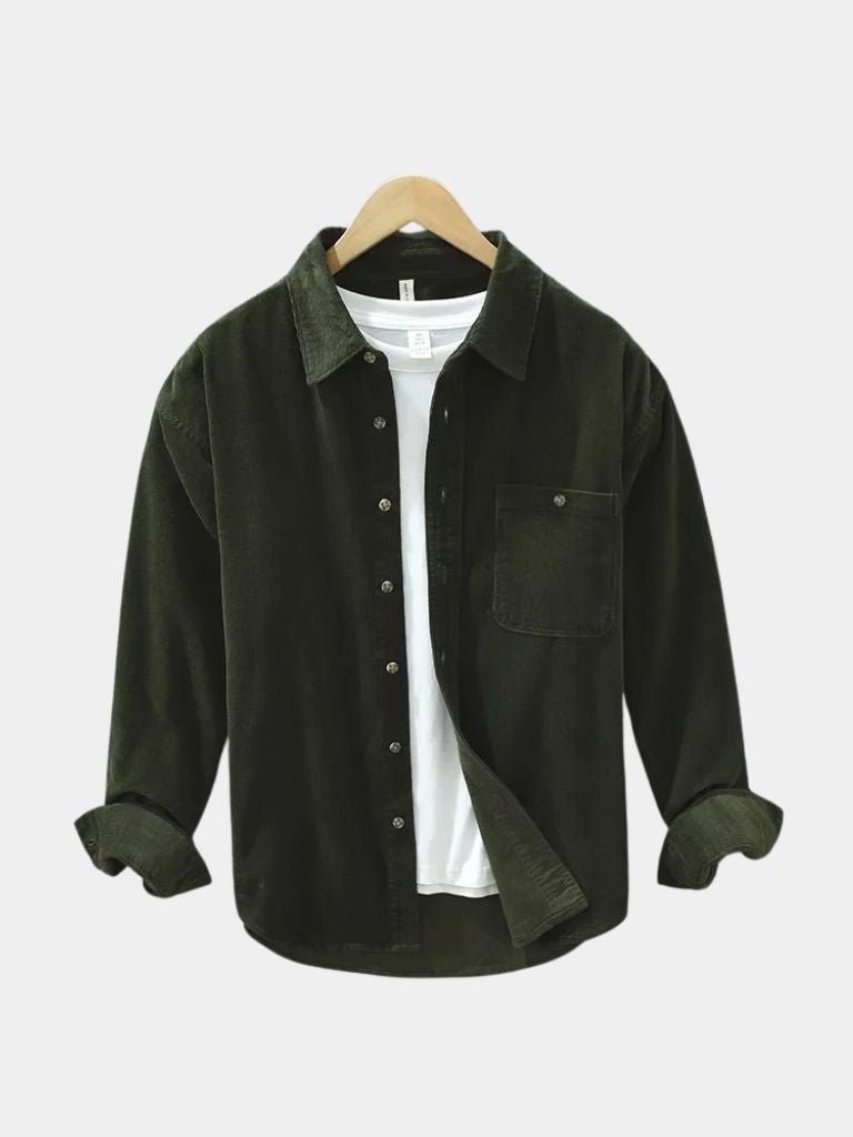 Camisa de Corduroy Casual