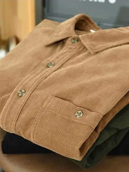 Camisa de Corduroy Casual