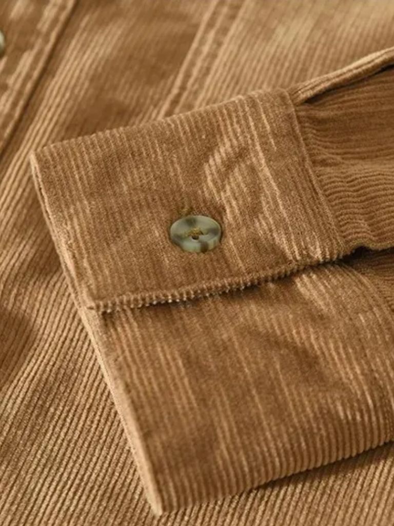 Camisa de Corduroy Casual