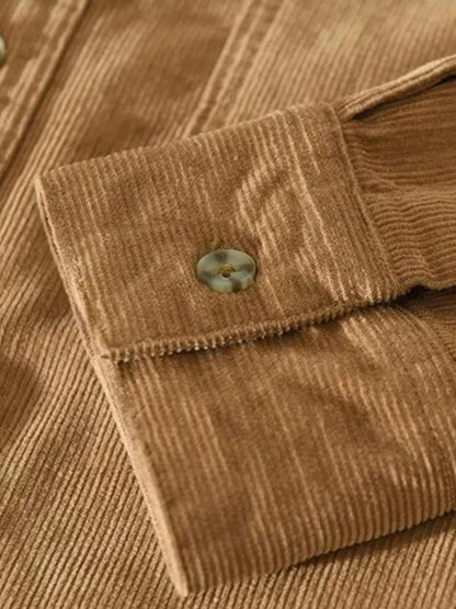 Camisa de Corduroy Casual
