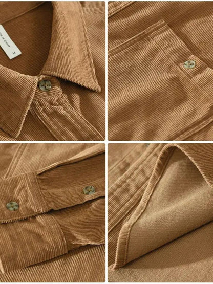 Camisa de Corduroy Casual