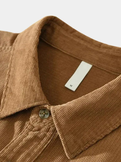 Camisa de Corduroy Casual