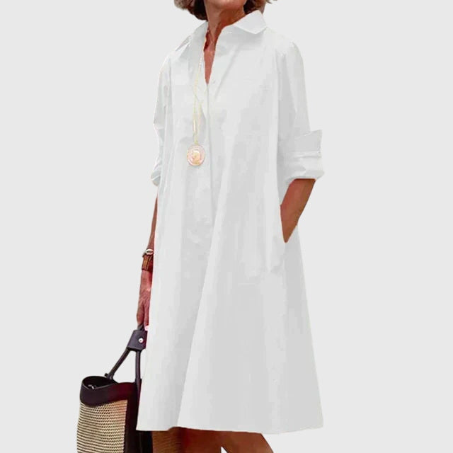Paige™ - Vestido Elegante Con Bolsillos