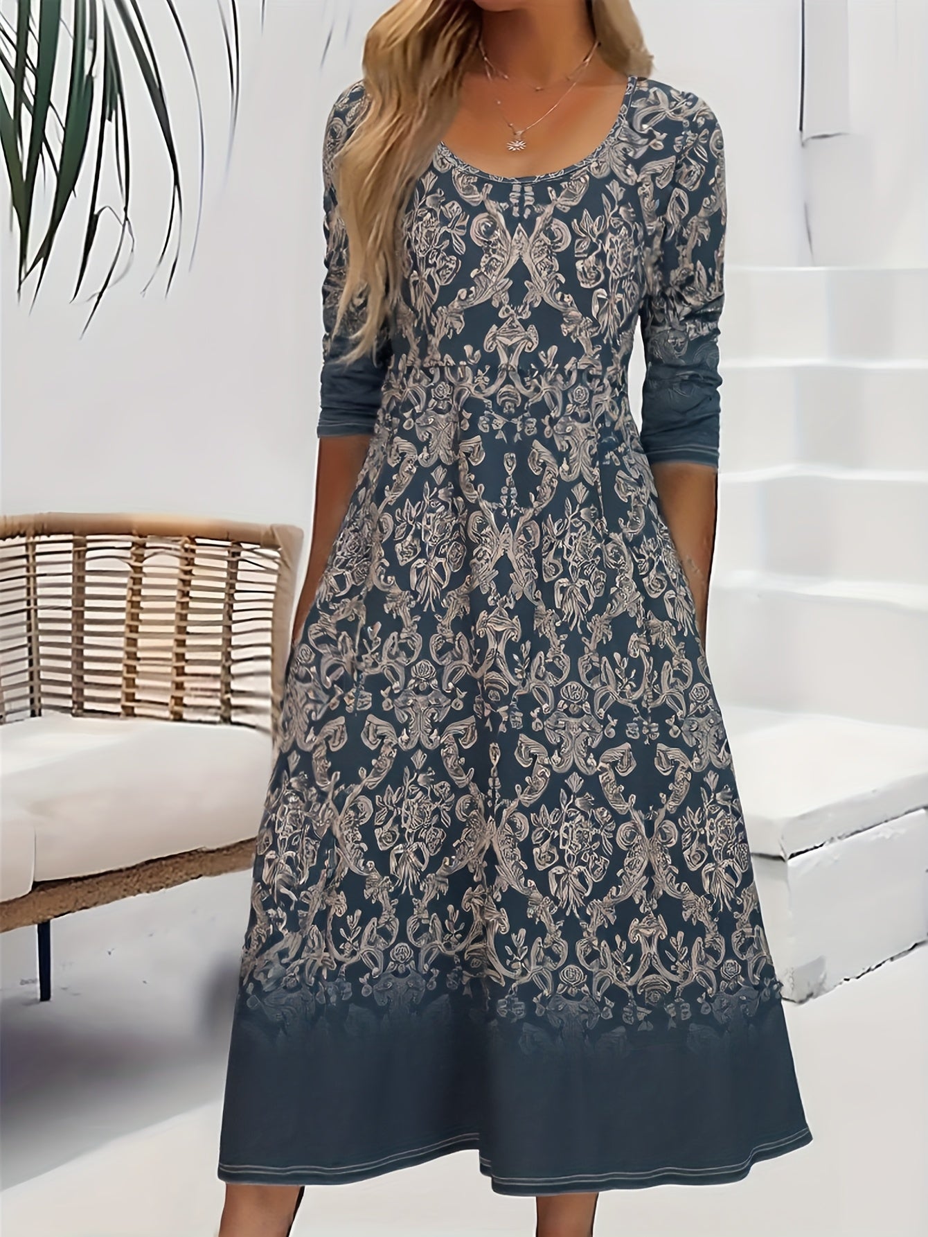 Flora | Vestido Maxi Botánico