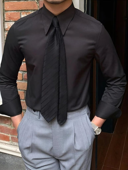 Camisa de Cuello Spearpoint Elegante