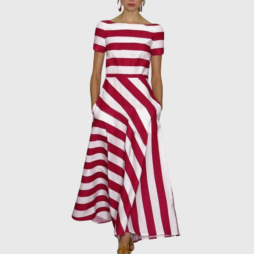 Carly™ - Vestido a Rayas