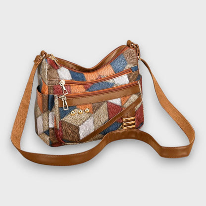 Mirana – Bolso de Hombro de Cuero Patchwork