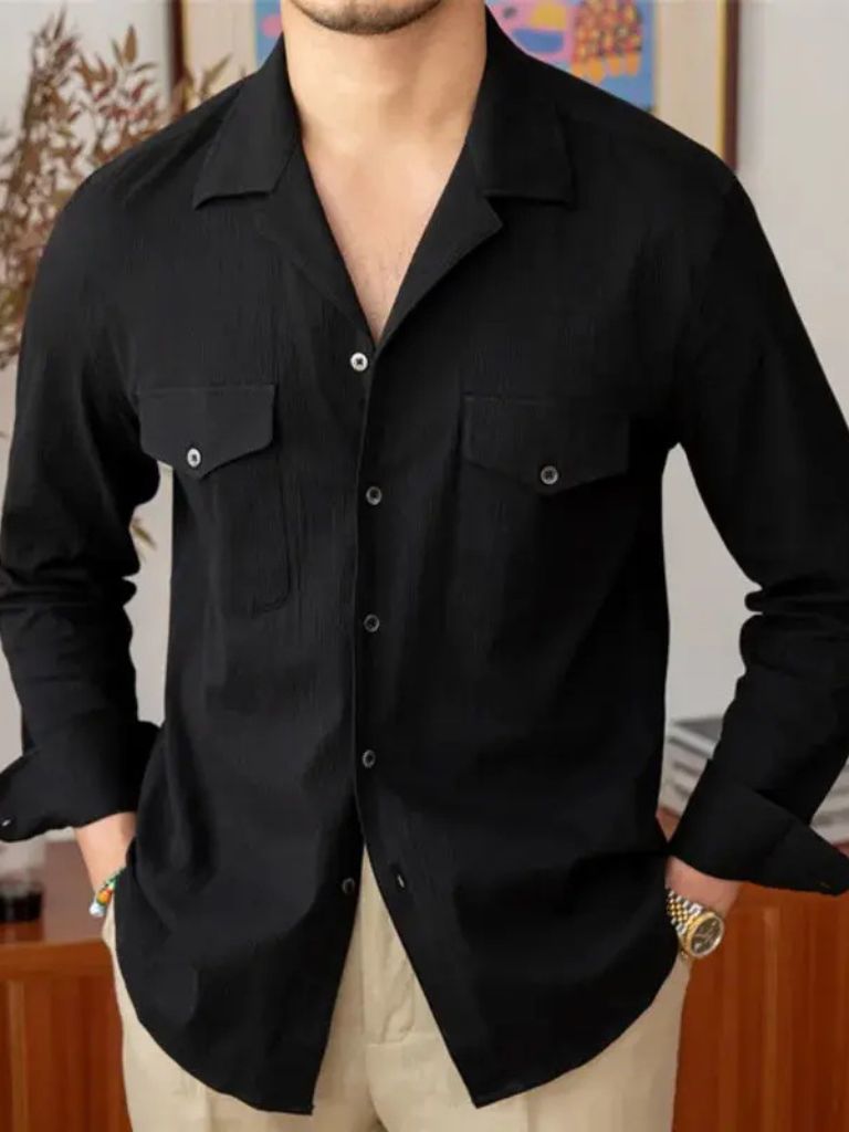 Camisa de Manga Larga Old Money