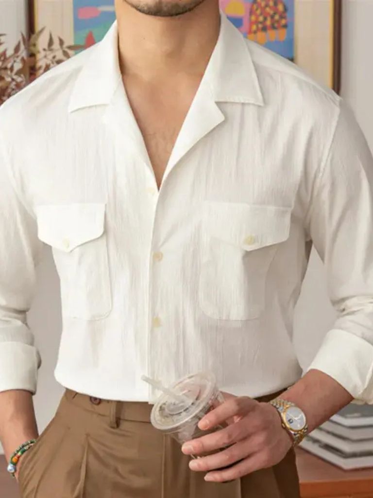 Camisa de Manga Larga Old Money