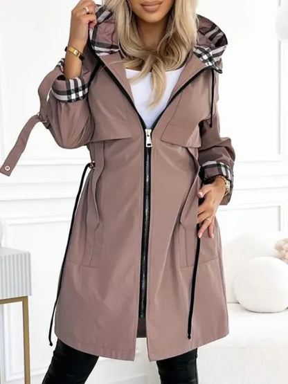 Orla - Abrigo con cremallera impermeable y a prueba de viento