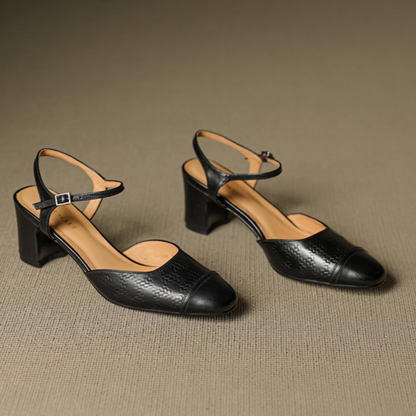 Tacones de Cuero Auténtico Valery