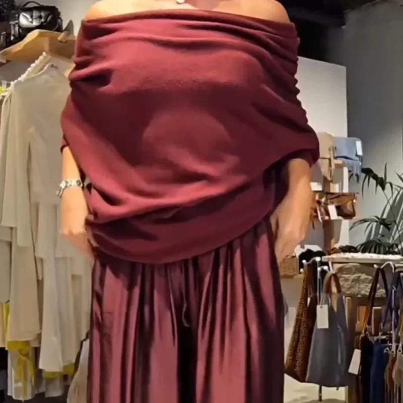 Gala – Conjunto elegante con hombros descubiertos