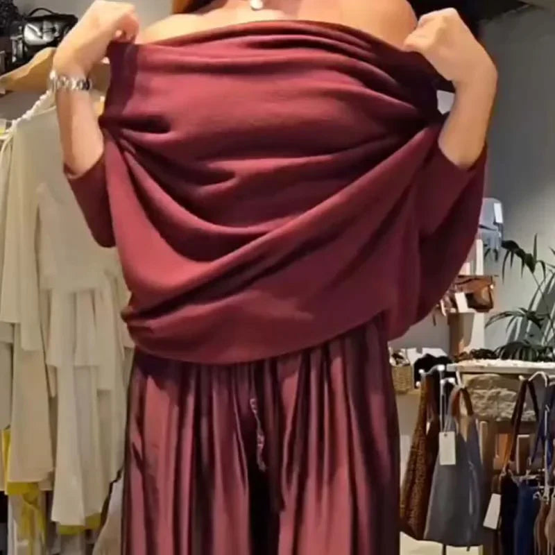 Gala – Conjunto elegante con hombros descubiertos