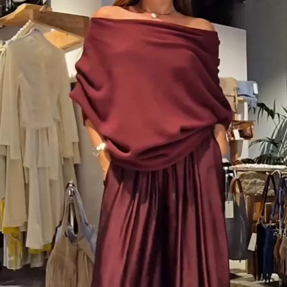 Gala – Conjunto elegante con hombros descubiertos