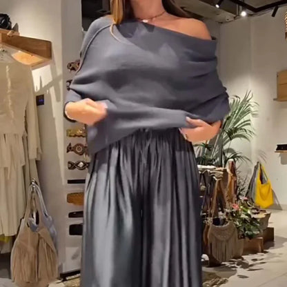Gala – Conjunto elegante con hombros descubiertos